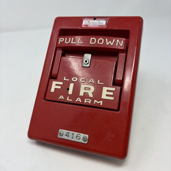 Ellenco Mechanical Coded Fire Alarm Pull Station 416 DC30 Washington DC - Picture 2 of 9